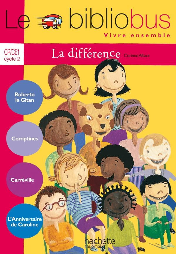 Le bibliobus Tome 25 : CP, CE1 ; la différence ; livre de l'élève
