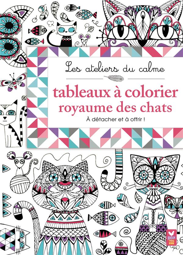 Tableaux a colorier royaume des chats
