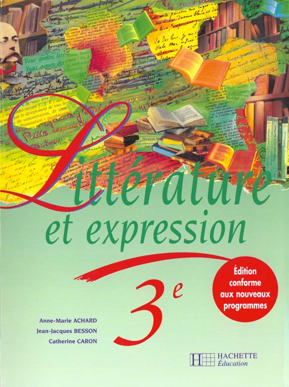 Litterature et expression 3e eleve