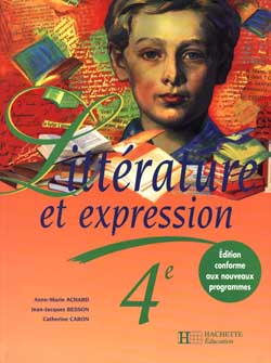 Litterature et expression 4e eleve