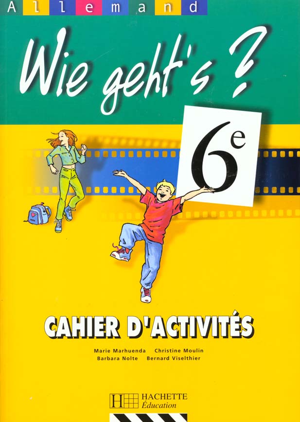 Allemand ; 6ème ; cahier d'activites