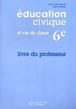 Education civique 6e ; professeur