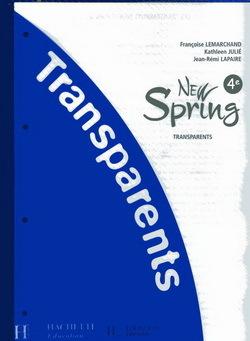 New spring 4e lv1 - anglais - transparents - edition 2008