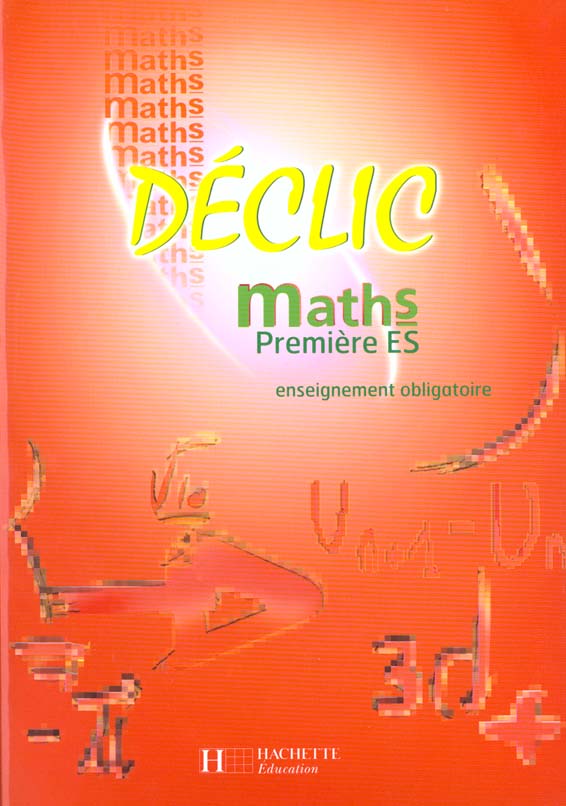 Mathematiques 1e es enseignement obligatoire 20