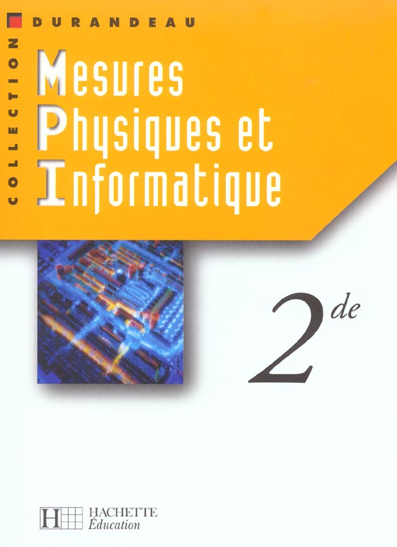 Mesures physiques et informatique ; 2e