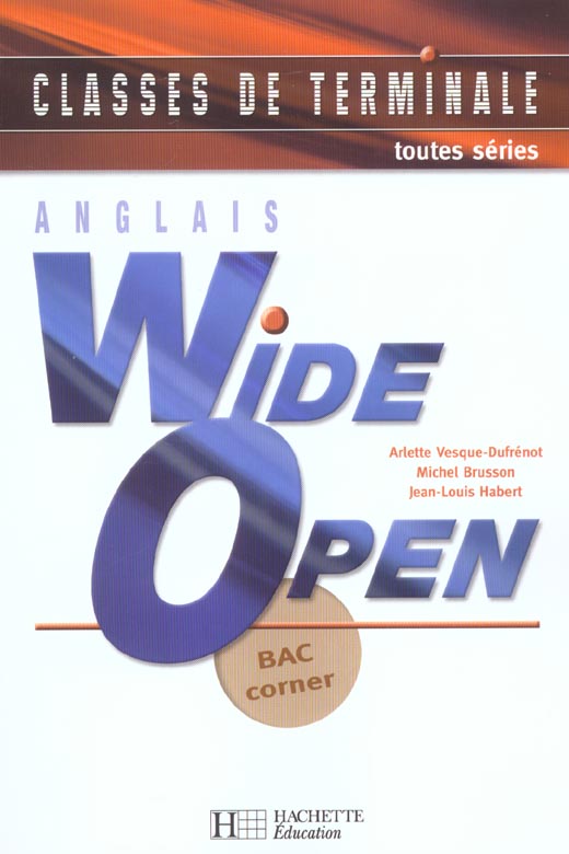 Wide open tles - anglais - livre de l'eleve - edition 2003