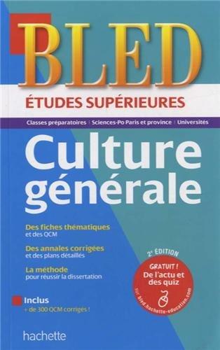 Bled : études supérieures ; culture générale