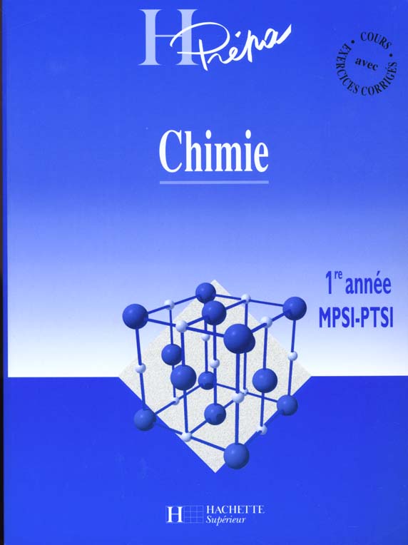 Chimie premiere annee mpsi ptsi