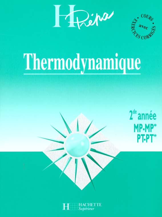 Thermodynamique deuxieme annee mp pt