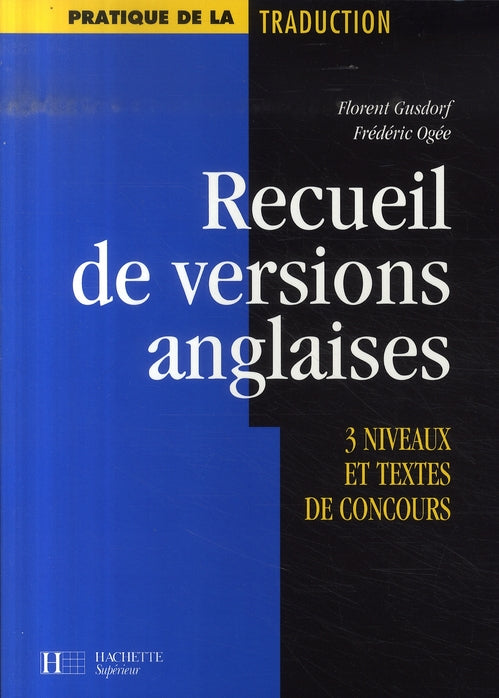 Recueil de versions anglaises