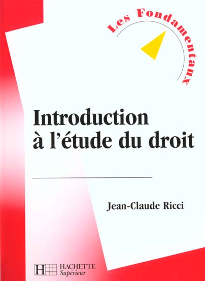 Introduction a l'etude du droit