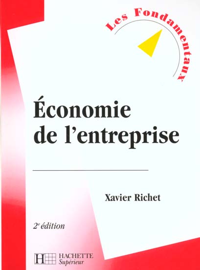 Economie de l'entreprise - livre de l'eleve - edition 2001