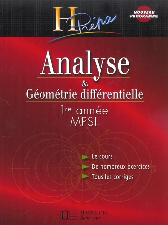 Analyse et  géométrie differentielle (édition 2003)
