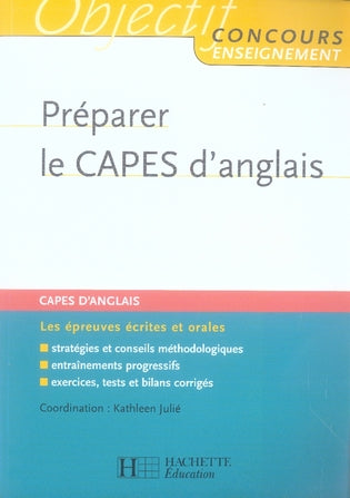 Objectif concours : préparer le capes d'anglais