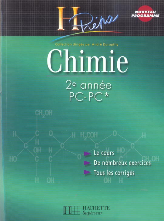 Chimie 2e annee pc-pc* - cours avec exercices corriges (édition 2004)