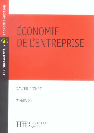 économie de l'entreprise (3e édition)