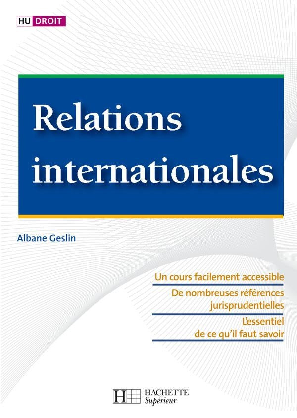 HU DROIT : relations internationales
