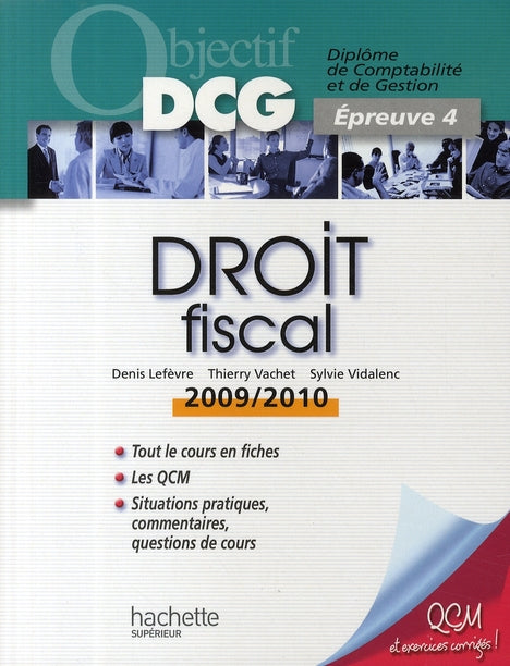 Objectif DCG ; droit fiscal ; épreuve 4