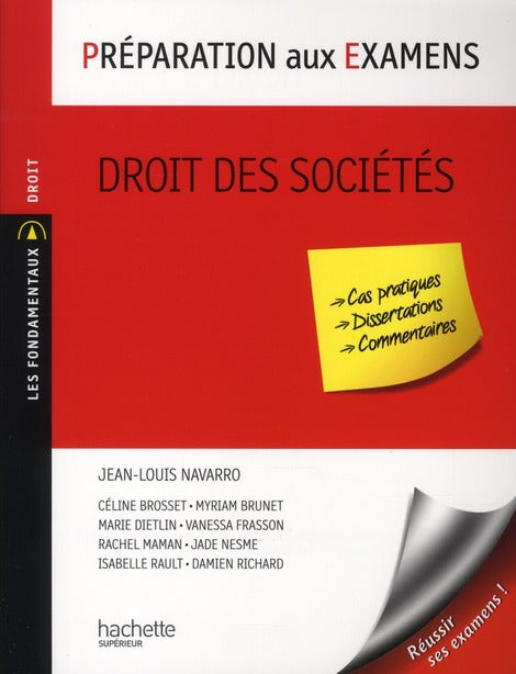 Droit des sociétés ; préparation au examens