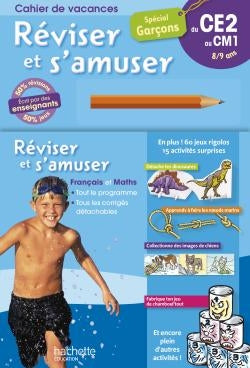 Réviser et s'amuser ; français et maths ; garçon 8/9 ans ; CE2/CM1