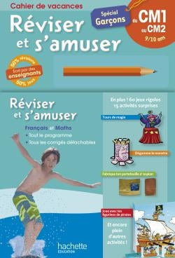 Réviser et s'amuser ; français et maths ; garçons 9/10 ans ; CM1/CM2