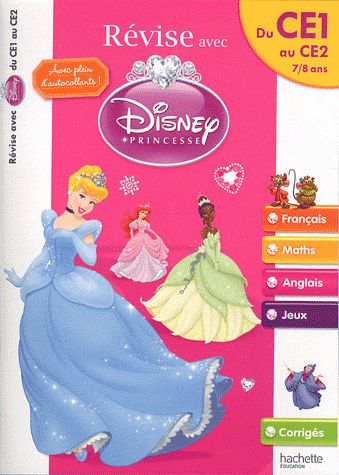 Revise avec Disney Princesses ; du CE1 au CE2 ; 7/8 ans