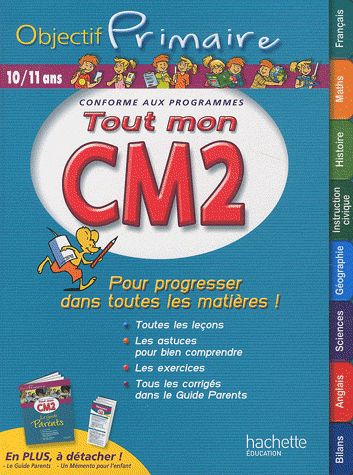 Objectif primaire ; tout mon CM2