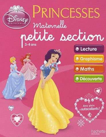 Princesses Disney ; maternelle petite section ; cahiers d'exercices