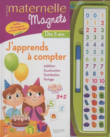 Toute ma maternelle : j'apprends à compter ; magnets ; dès 5 ans