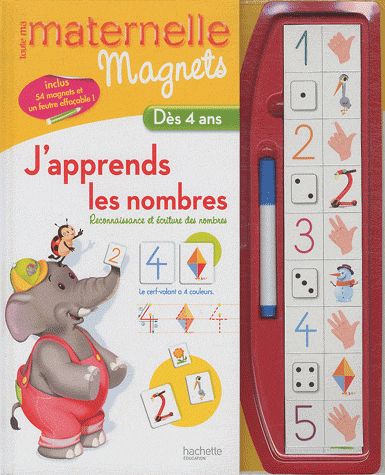 Toute ma maternelle : j'apprends les nombres ; magnets ; dès 4 ans