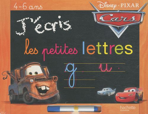 J'écris les petites lettres avec Cars
