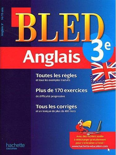 CAHIERS BLED : anglais ; 3ème