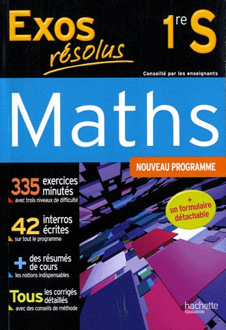 Exos résolus : mathématiques ; 1ère S