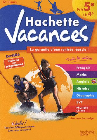 HACHETTE VACANCES : de la 5ème à la 4ème