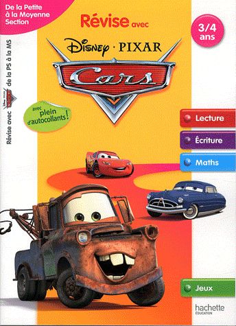 REVISE AVEC CARS : de la petite à la moyenne section ; 3/4 ans