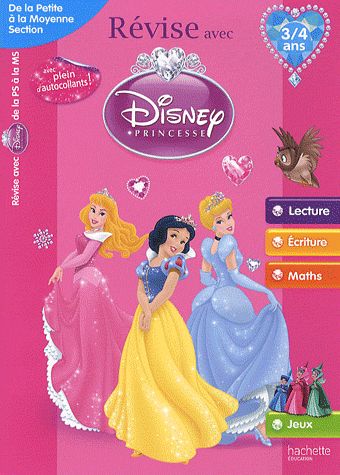 Revise avec Disney Princesses ; de la petite section à la moyenne section ; 3/4 ans