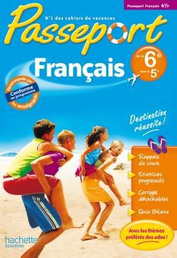 Passeport : français ; de la 6ème à la 5ème ; cahier de vacances