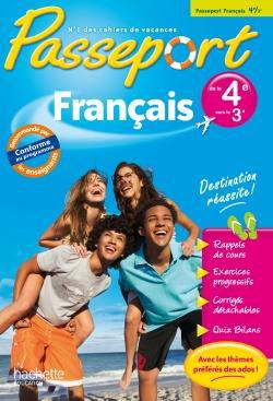 Passeport : français ; de la 4ème à la 3ème ; cahier de vacances