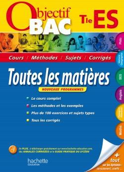 Objectif bac : toutes les matières ; terminale ES