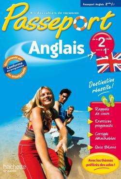 Passeport : anglais ; de la 2nde à la 1ère ; cahier de vacances