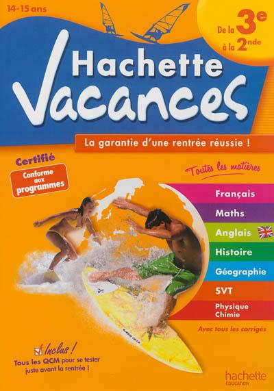 HACHETTE VACANCES : de la 3ème vers la 2nde