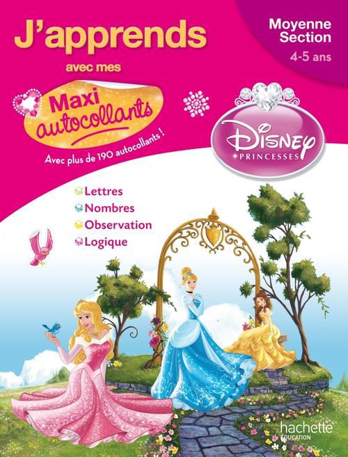 Princesses ; mes autocollants ; moyenne section