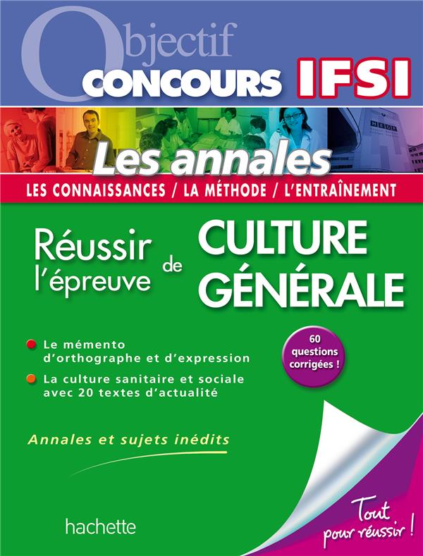 Objectif concours : les tests d'aptitude au concours ifsi ; les fiches