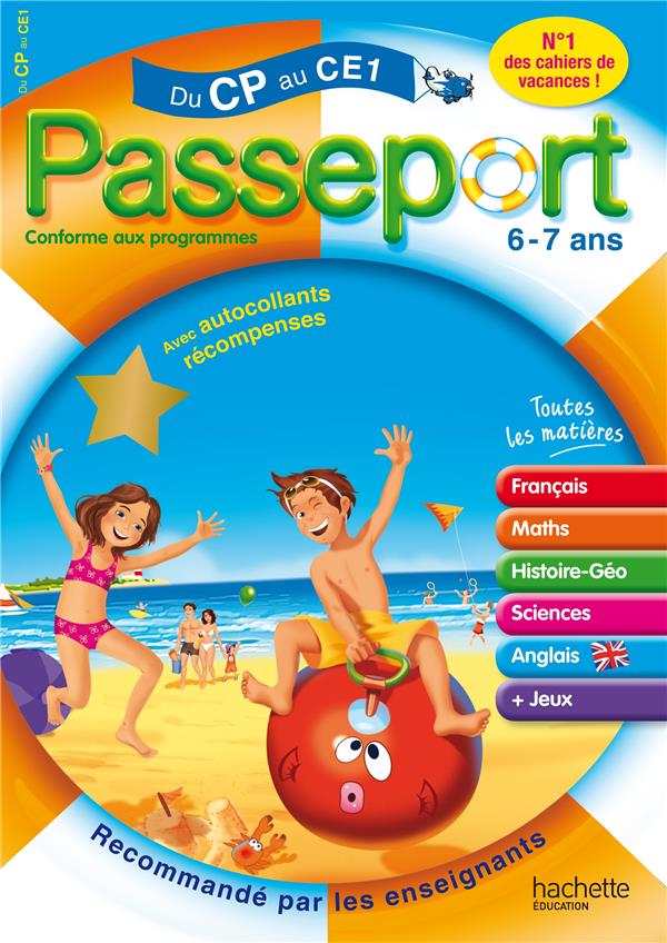 Passeport : du CP au CE1 ; 6/7 ans