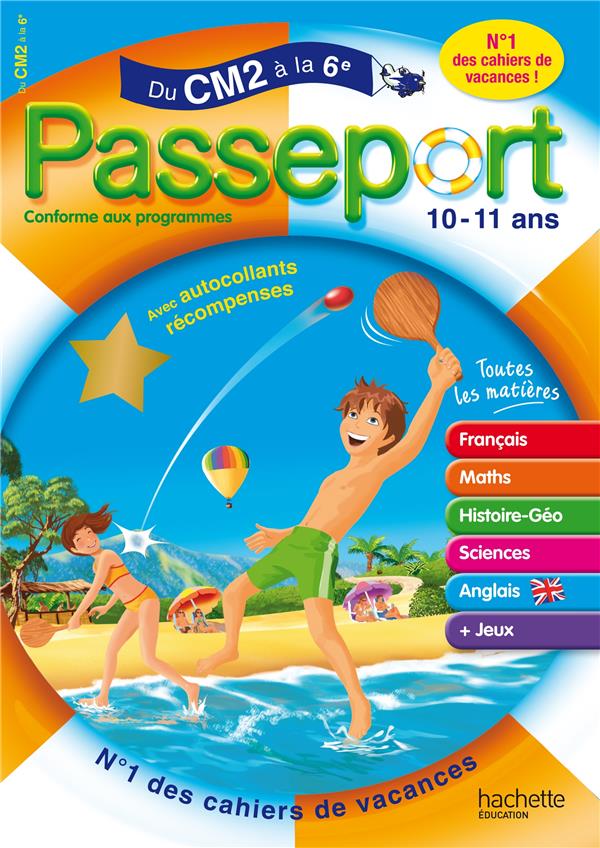 Passeport : du CM2 à la 6ème ; 10/11 ans