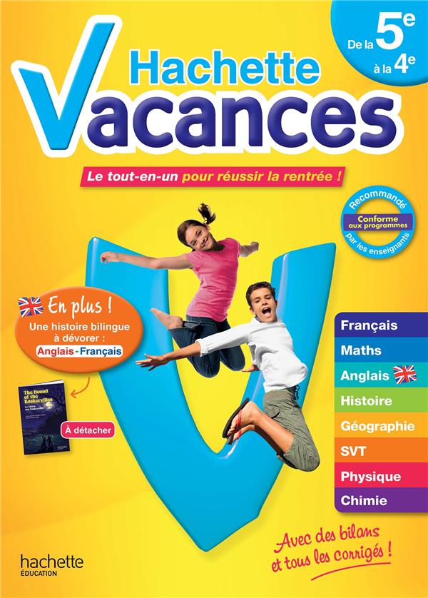 HACHETTE VACANCES : de la 5ème à la 4ème