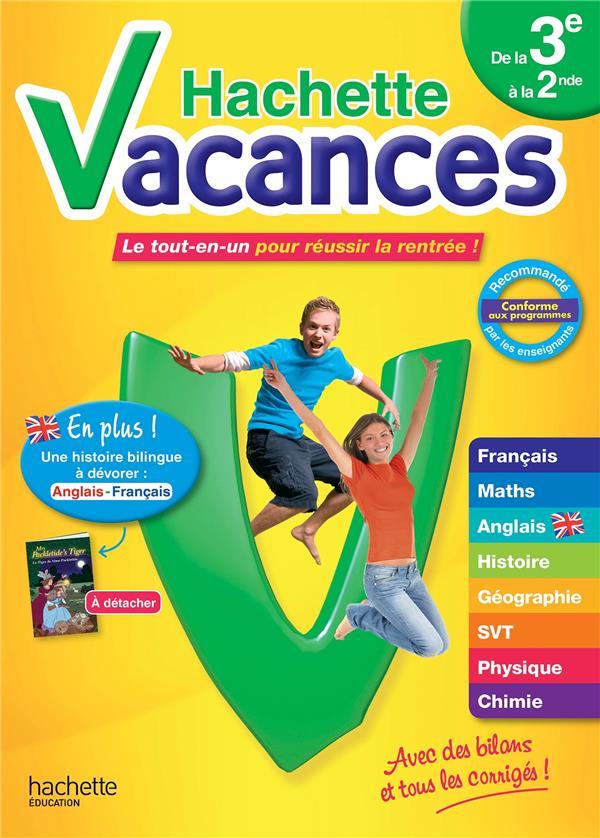 HACHETTE VACANCES : de la 3ème à la 2nde