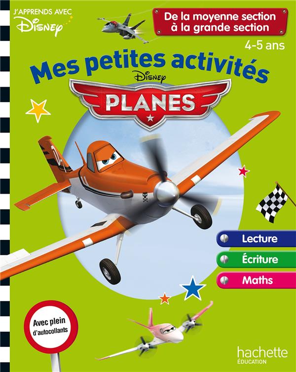 Mes petites activités avec Planes ; de la moyenne section à la grande section ; 4/5 ans