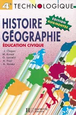 Histoire geographie education civique 4e techno
