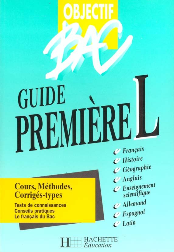 Objectif bac 1e l